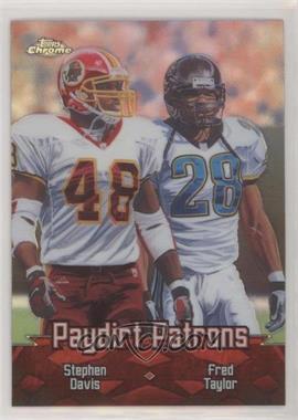 2000 Topps Chrome - Combos - Refractor #TC7 - Stephen Davis, Fred Taylor