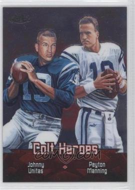 2000 Topps Chrome - Combos #TC1 - Peyton Manning, Johnny Unitas