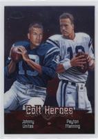 Peyton Manning, Johnny Unitas