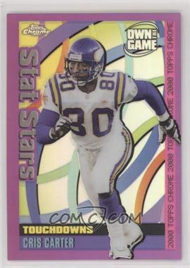 2000 Topps Chrome - Own the Game - Refractor #OTG29 - Cris Carter