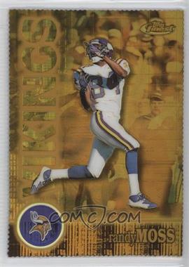 2000 Topps Finest - [Base] - Gold Refractor Die-Cut #124 - Randy Moss /300