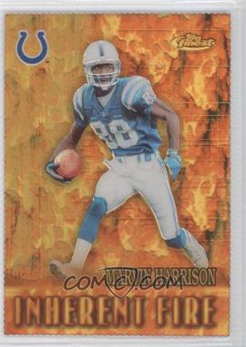 2000 Topps Finest - [Base] - Gold Refractor Die-Cut #177 - Marvin Harrison, R Jay Soward /100