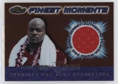 2000 Topps Finest - Finest Moments Pro Bowl Jerseys #LS-OT - Leon Searcy