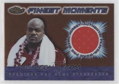 2000 Topps Finest - Finest Moments Pro Bowl Jerseys #LS-OT - Leon Searcy