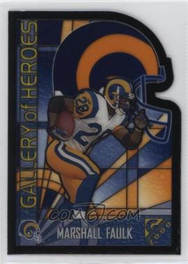 2000 Topps Gallery - Gallery of Heroes #GH7 - Marshall Faulk