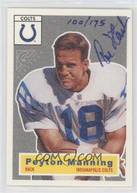 2000 Topps Gallery - Heritage - Proof Artist Signed #H7 - Peyton Manning /175