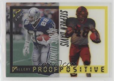 2000 Topps Gallery - Proof Positive #P7 - Stephen Davis, Emmitt Smith