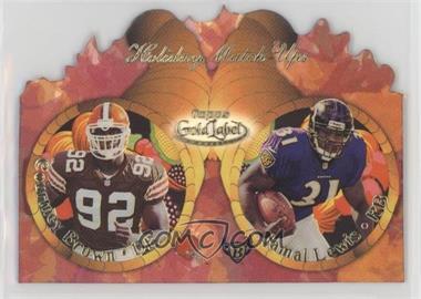 2000 Topps Gold Label - Holiday Match-Ups Fall #T6.1 - Jamal Lewis, Courtney Brown (Cleveland Back)