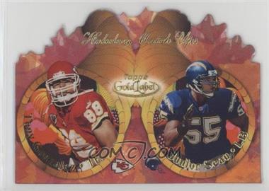 2000 Topps Gold Label - Holiday Match-Ups Fall #T8.2 - Junior Seau, Tony Gonzalez (Kansas City Back) [Good to VG‑EX]