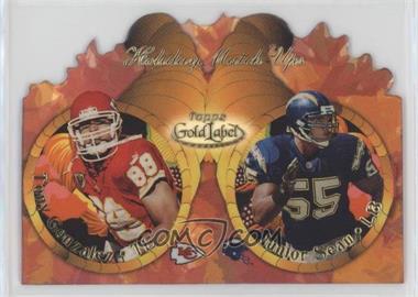 2000 Topps Gold Label - Holiday Match-Ups Fall #T8.2 - Junior Seau, Tony Gonzalez (Kansas City Back)