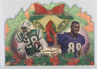 2000 Topps Gold Label - Holiday Match-Ups Winter #C11.2 - Curtis Martin, Travis Taylor (New York Jets)