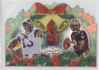 2000 Topps Gold Label - Holiday Match-Ups Winter #C13.2 - Kurt Warner, Jeff Blake (New Orleans Back)