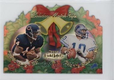 2000 Topps Gold Label - Holiday Match-Ups Winter #C6.1 - Curtis Enis, Charlie Batch (Chicago Back)