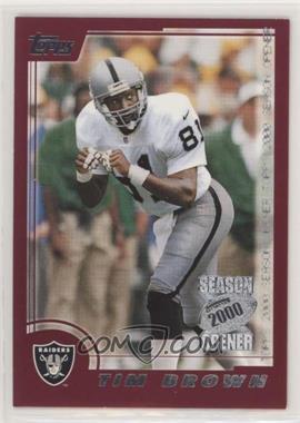 2000 Topps Season Opener - [Base] #115 - Tim Brown