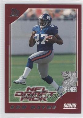 2000 Topps Season Opener - [Base] #218 - Ron Dayne