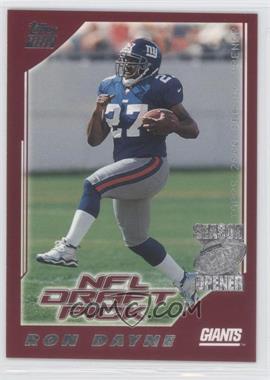 2000 Topps Season Opener - [Base] #218 - Ron Dayne