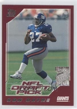 2000 Topps Season Opener - [Base] #218 - Ron Dayne