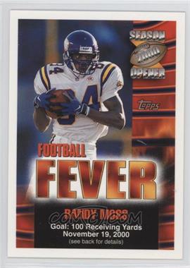 2000 Topps Season Opener - Football Fever Sweepstakes #_RAMO.1 - Randy Moss (November 19)