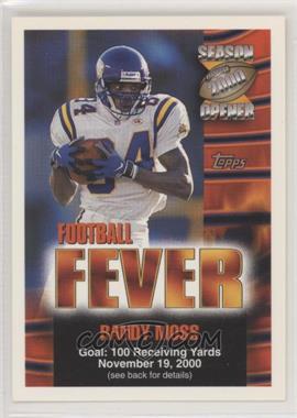 2000 Topps Season Opener - Football Fever Sweepstakes #_RAMO.1 - Randy Moss (November 19)