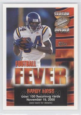 2000 Topps Season Opener - Football Fever Sweepstakes #_RAMO.1 - Randy Moss (November 19)