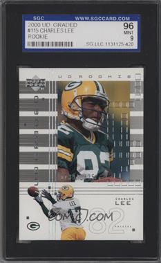 2000 UD Graded - [Base] #115 - UD Rookie - Charles Lee /1325 [SGC 9 MINT]