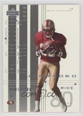 2000 UD Graded - [Base] #77 - Jerry Rice /1500