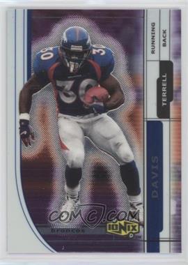 2000 UD Ionix - [Base] #17 - Terrell Davis