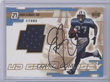 2000 Upper Deck - UD Game Jersey - Signed #EG-A - Eddie George