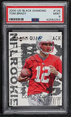 2000 Upper Deck Black Diamond - [Base] #126 - Tom Brady [PSA 9 MINT]