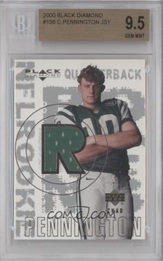 2000 Upper Deck Black Diamond - [Base] #156 - Chad Pennington [BGS 9.5 GEM MINT]