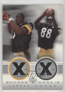 2000 Upper Deck Encore - Rookie Combo Jerseys #RC2 - Tee Martin, Plaxico Burress