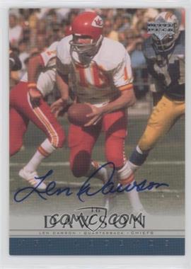 2000 Upper Deck Legends - Autographs #LD - Len Dawson