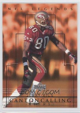 2000 Upper Deck Legends - Canton Calling #CC3 - Jerry Rice