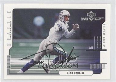 2000 Upper Deck MVP - [Base] - Silver Script #162 - Sean Dawkins