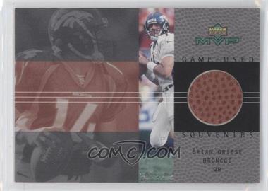 2000 Upper Deck MVP - Game Used Souvenirs #BG - Brian Griese