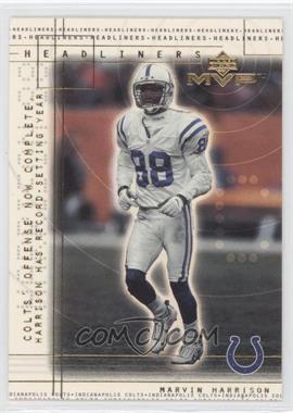 2000 Upper Deck MVP - Headliners #H7 - Marvin Harrison