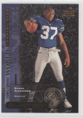 2000 Upper Deck Ovation - [Base] #70 - World Premiere - Shaun Alexander /2500