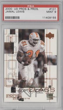 2000 Upper Deck Pros & Prospects - [Base] #101 - Jamal Lewis /1000 [PSA 9 MINT]