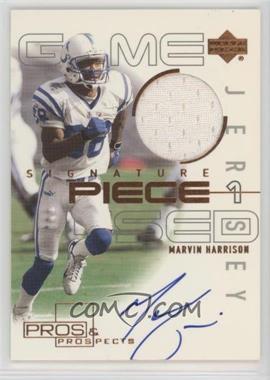 2000 Upper Deck Pros & Prospects - Signature Piece 1 #SP-MH - Marvin Harrison