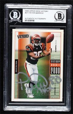 2000 Upper Deck Victory - [Base] #311 - Peter Warrick [BAS Authentic]