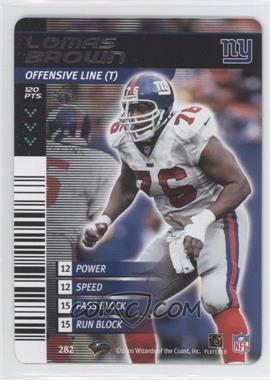 2001-02 NFL Showdown 1st Edition - [Base] #282 - Lomas Brown