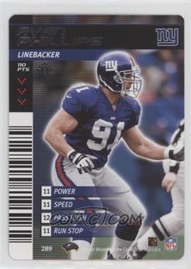 2001-02 NFL Showdown 1st Edition - [Base] #289 - Ryan Phillips