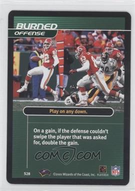 2001-02 NFL Showdown 1st Edition - Strategy #S28 - Offense - Burned