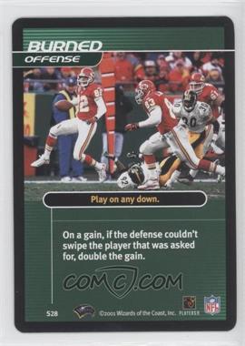 2001-02 NFL Showdown 1st Edition - Strategy #S28 - Offense - Burned