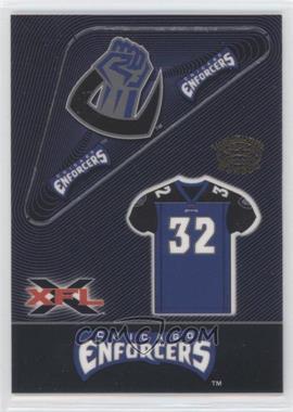 2001 Artbox XFL Tabletop Football - [Base] #30 - Chicago Enforcers Team