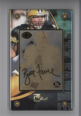 2001 Authentic Images 24K Gold Limited Edition - [Base] #NFL-32-00 - Brett Favre /10000