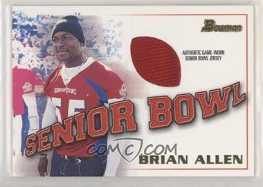 2001 Bowman - Rookie Jerseys #BJ-BA - Brian Allen [EX to NM]