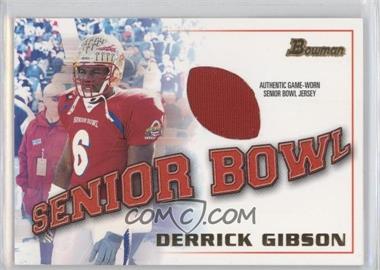 2001 Bowman - Rookie Jerseys #BJ-DG - Derrick Gibson