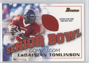2001 Bowman - Rookie Jerseys #BJ-LT - LaDainian Tomlinson