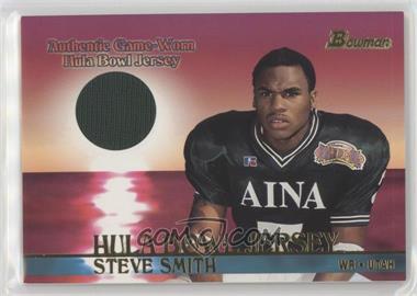 2001 Bowman - Rookie Jerseys #BJ-SS - Steve Smith